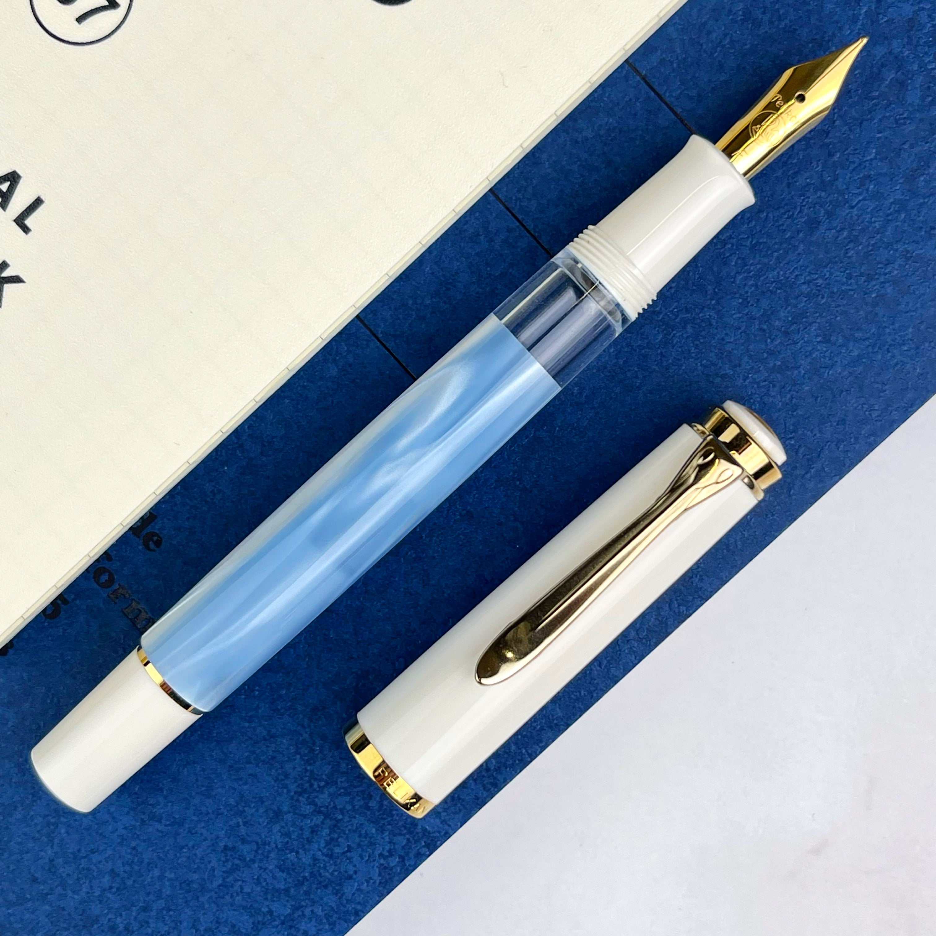 Pelikan Classic M200 Fountain Pen - Pastel Blue (Special Edition