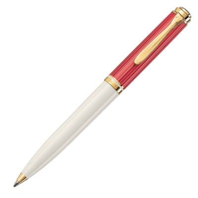 Pelikan Souveran K600 Ballpoint Pen - Red / White (Special Edition)