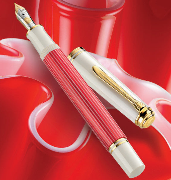 Pelikan Souveran M600 Fountain pen - Red / White (Special Edition)