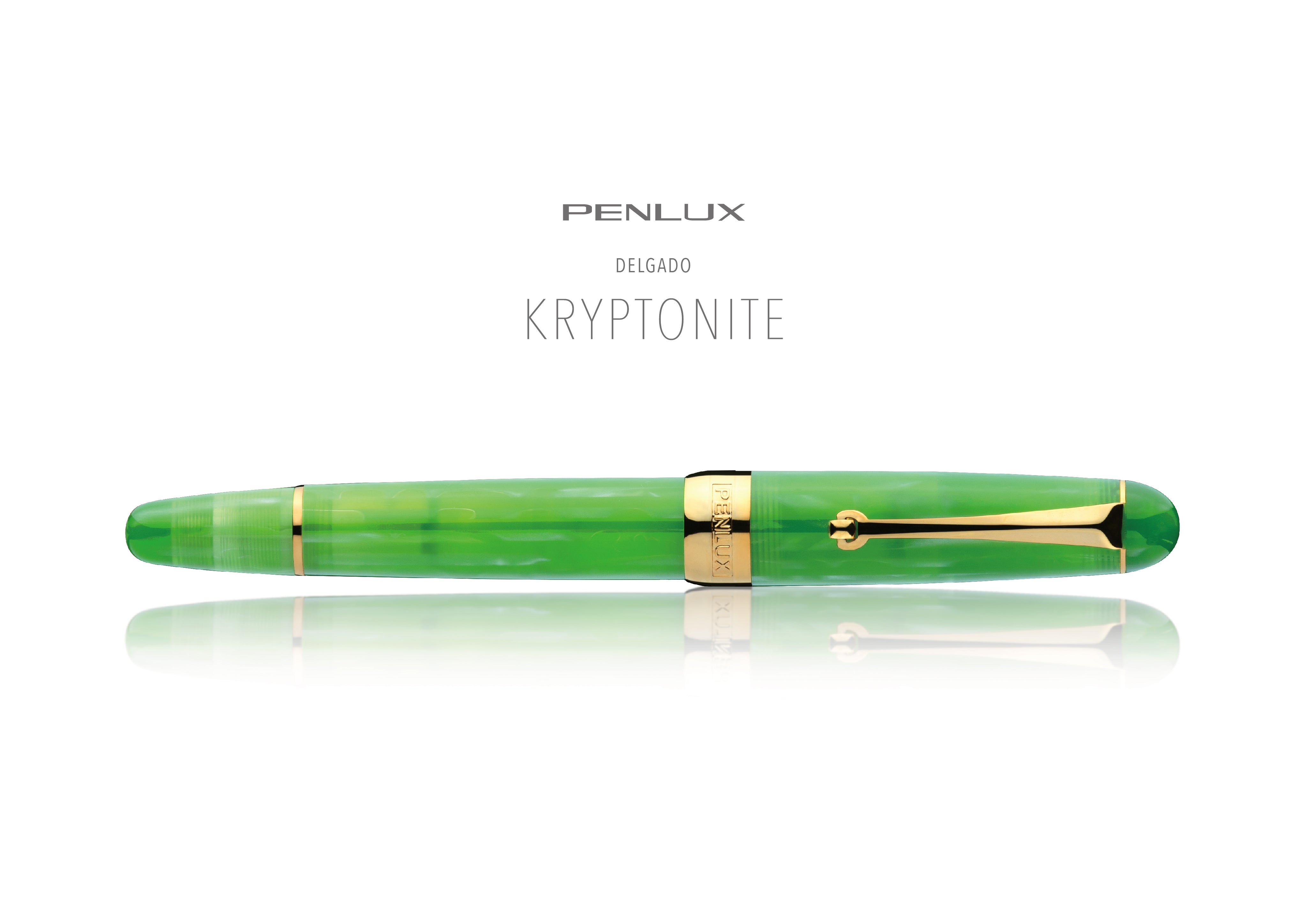 Penlux Masterpiece Delgado Fountain Pen - Kryptonite – Atlas