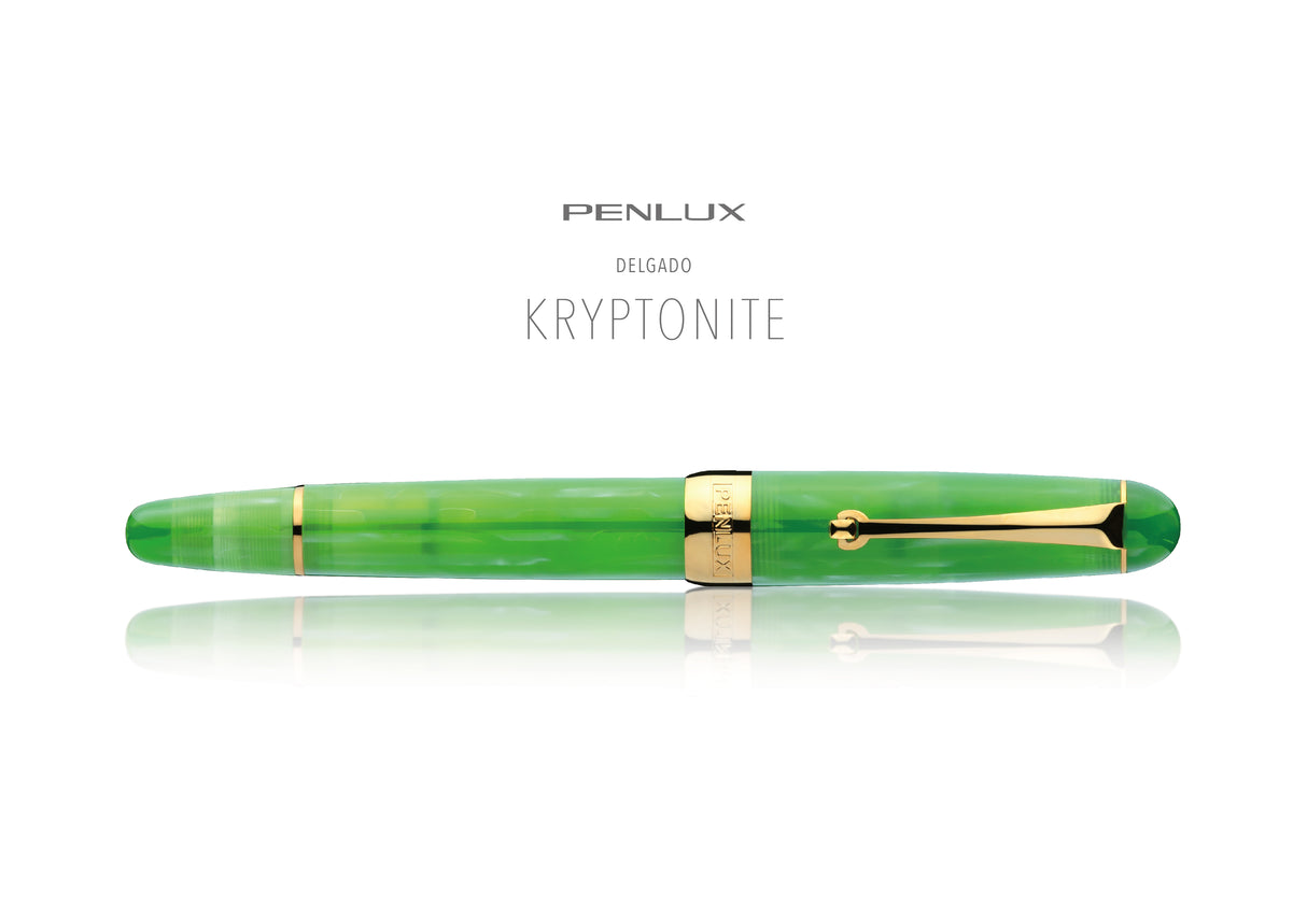 Penlux Masterpiece Delgado Fountain Pen - Kryptonite