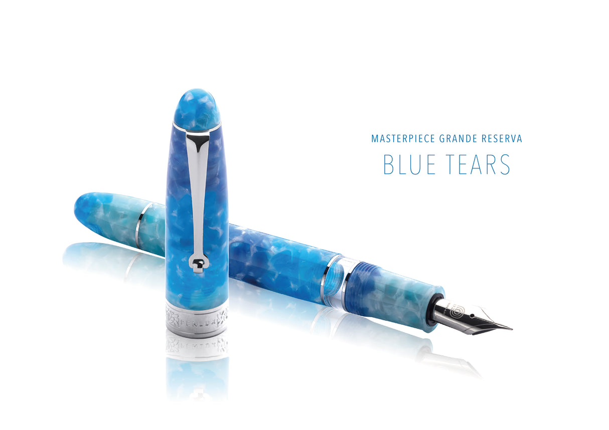 Penlux Masterpiece Grande Reserva Fountain Pen - Blue Tears