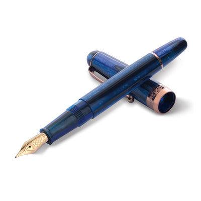 Penlux Masterpiece Delgado Fountain Pen - Gladius Blue Grotto(Limited Edition)