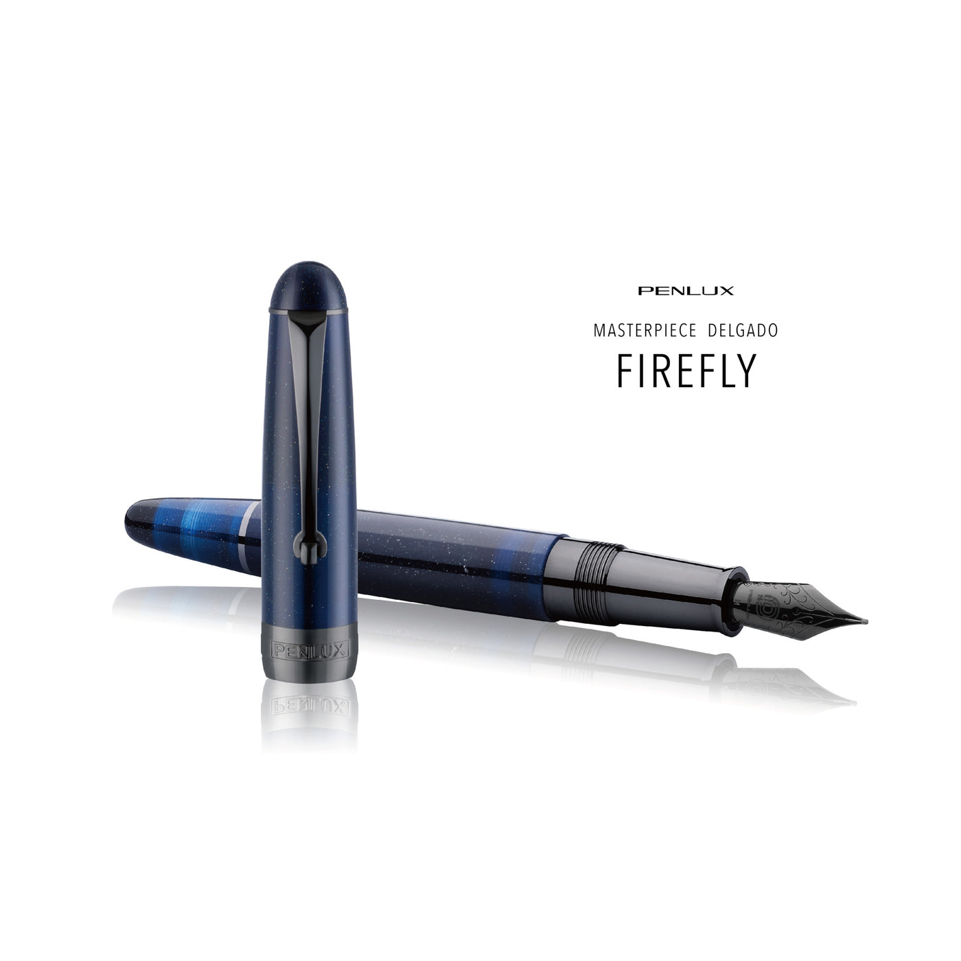 Penlux Masterpiece Delgado Fountain Pen - Firefly