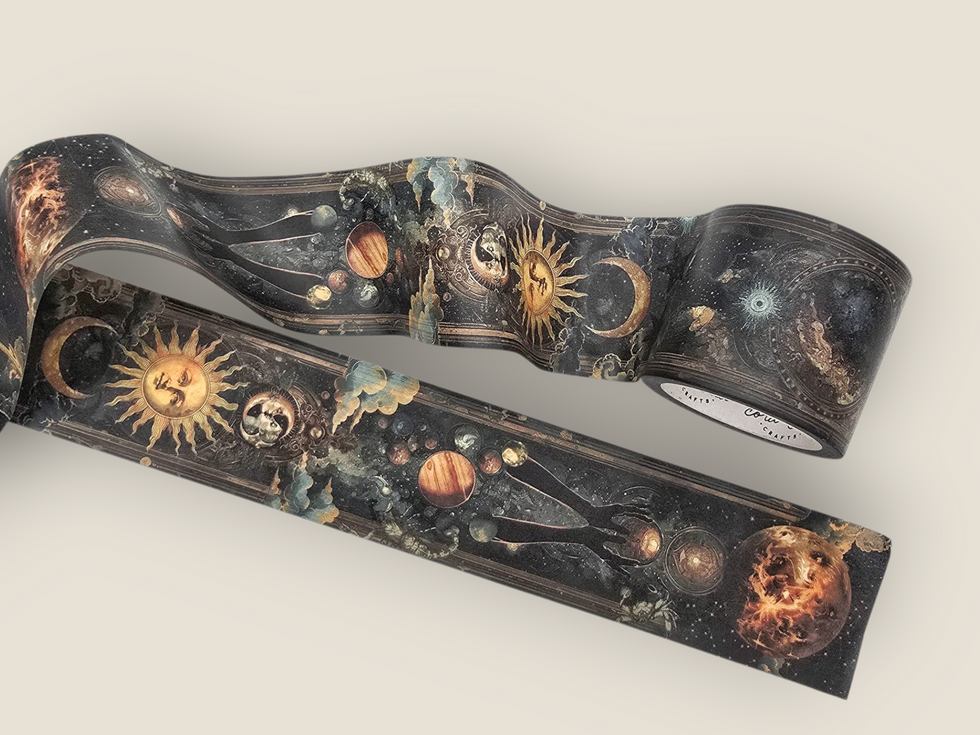 CoraCreaCrafts Outer Space Mystical Washi Tape