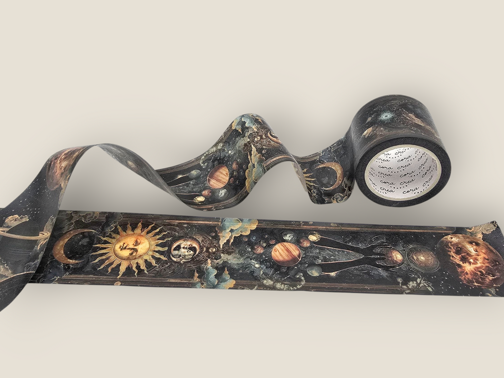 CoraCreaCrafts Outer Space Mystical Washi Tape