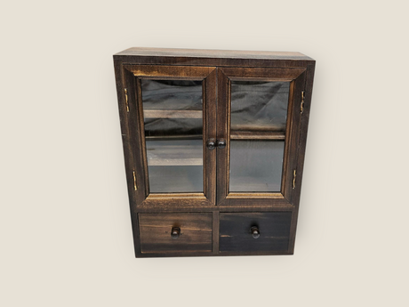 CoraCreaCrafts Mini Wooden Cabinet