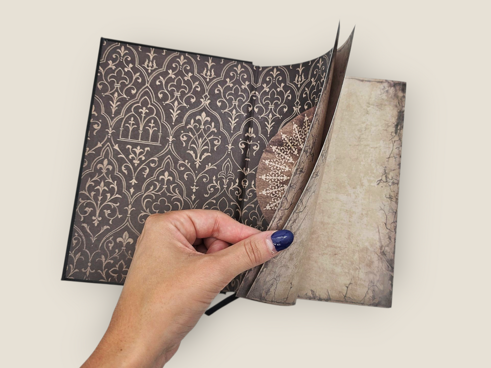 CoraCreaCrafts The Dark Scriptorium Notebook