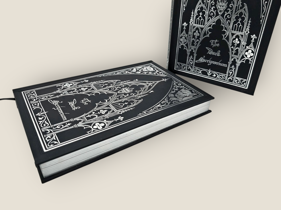 CoraCreaCrafts The Dark Scriptorium Notebook
