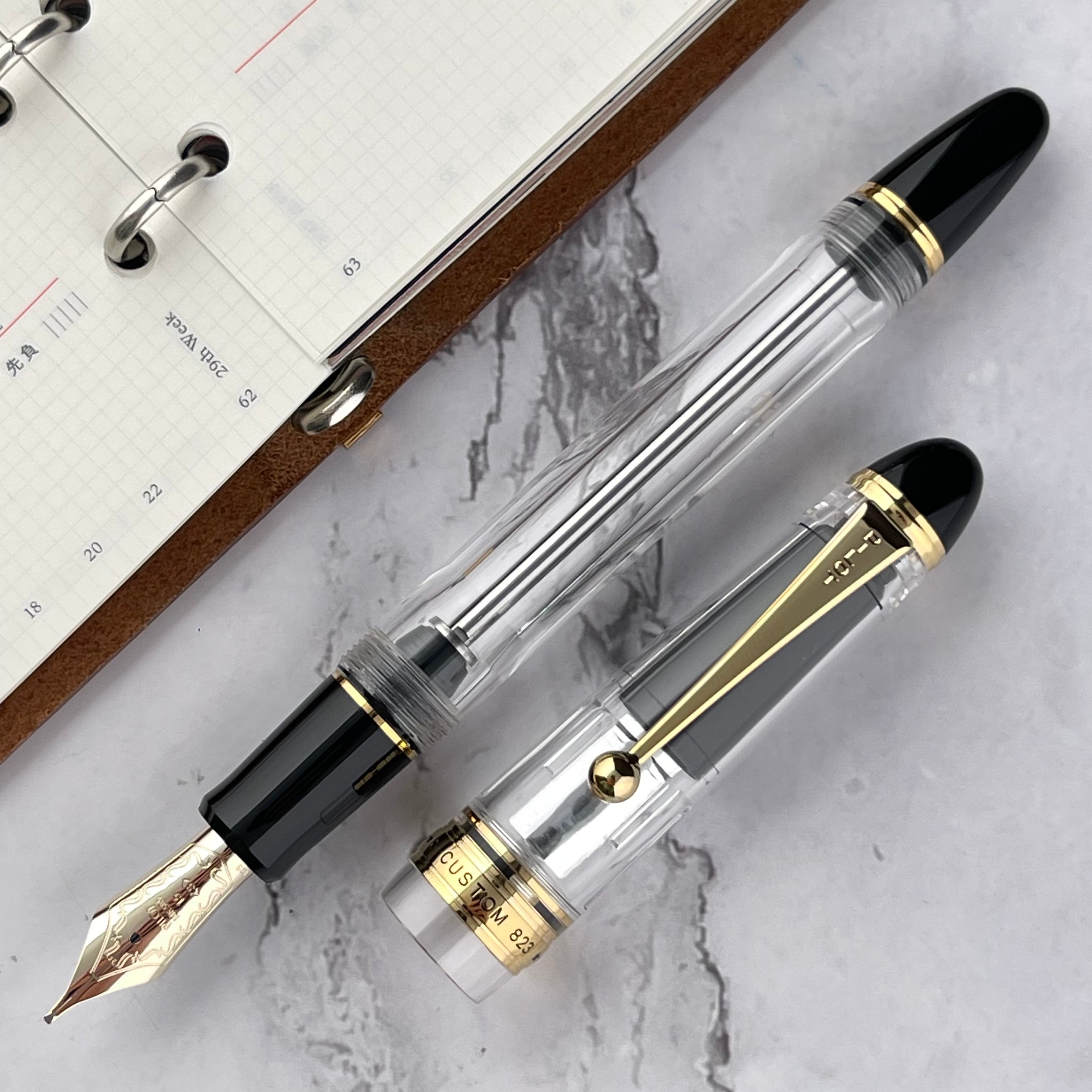 Pilot Custom 823 Fountain Pen - Clear – Atlas Stationers