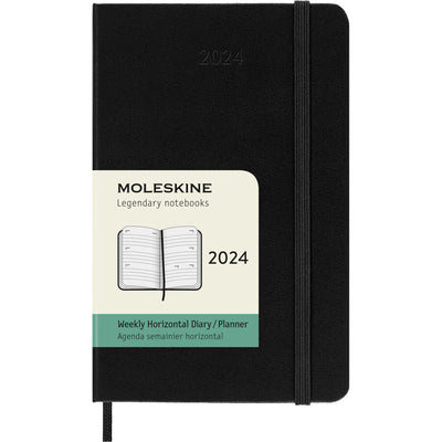 Moleskine Weekly Horizontal Hardcover Planner - Pocket