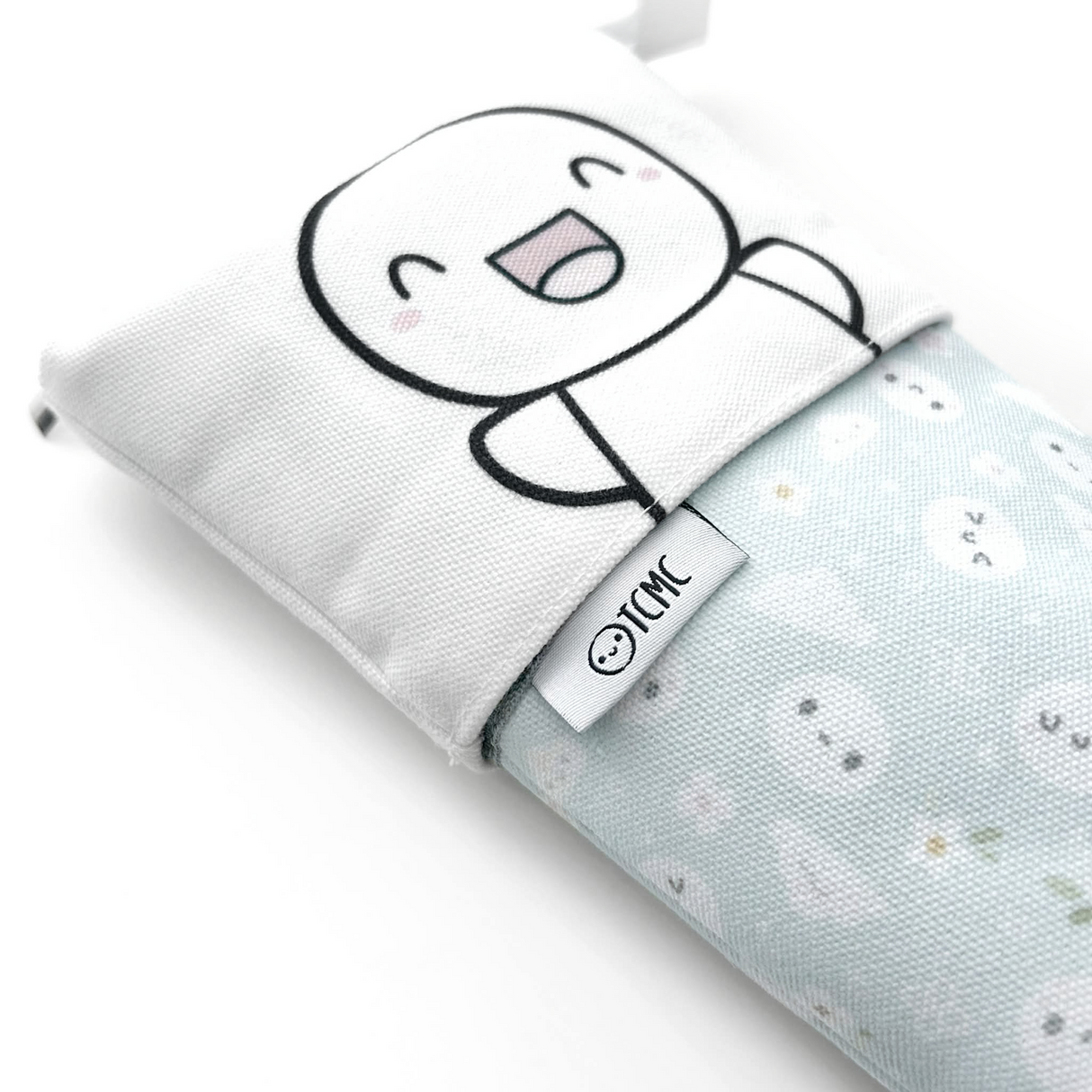 TheCoffeeMonsterzCo Standing Pencil Pouch - Blue Frosting