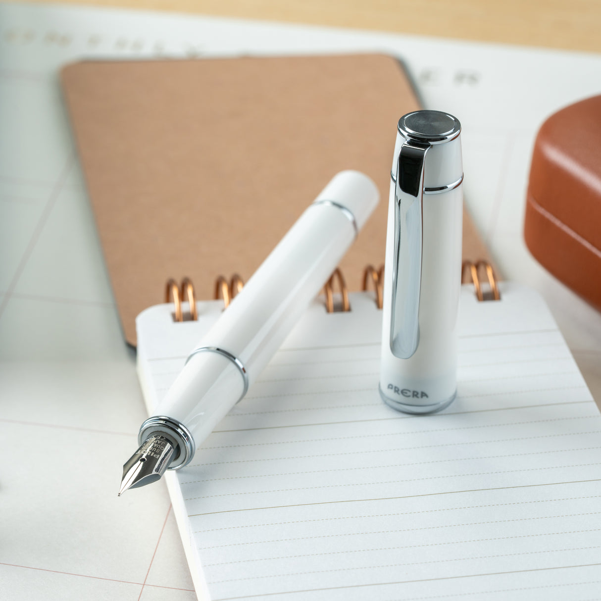 Pilot Prera Fountain Pen - Porcelain White