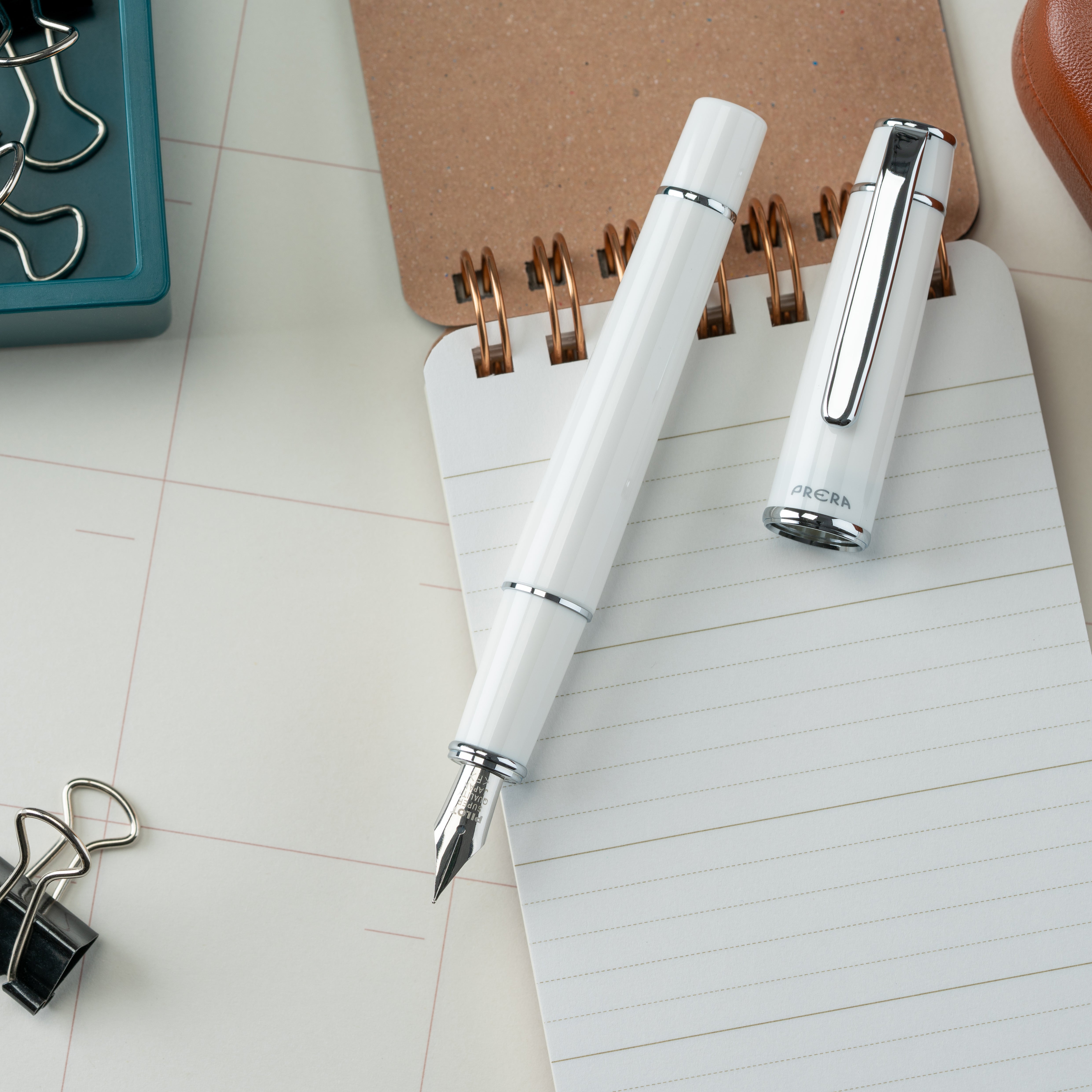 PenPen様♪専用　オーダー　オフホワイトのファルダ Pilot Prera Fountain Pen - Porcelain White – Atlas Stationers