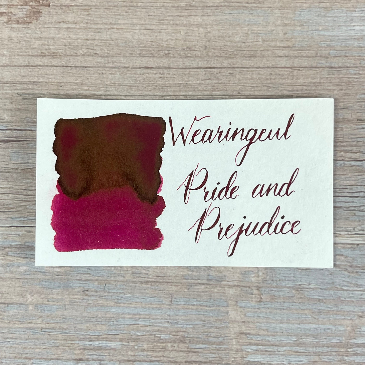 Wearingeul Pride and Prejudice - 30ml Bottled Ink