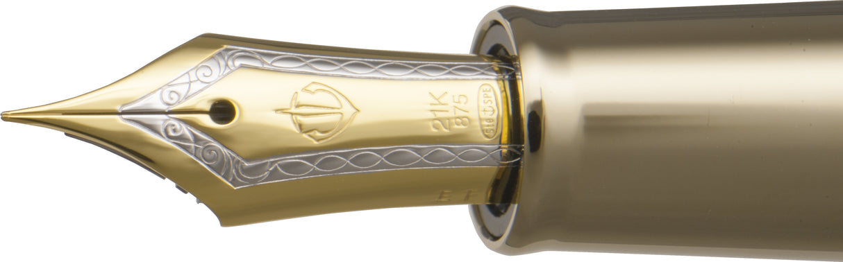The Sailor Pro Gear Anchor Fountain Pen - Blue Dawn w/ Gold Trim