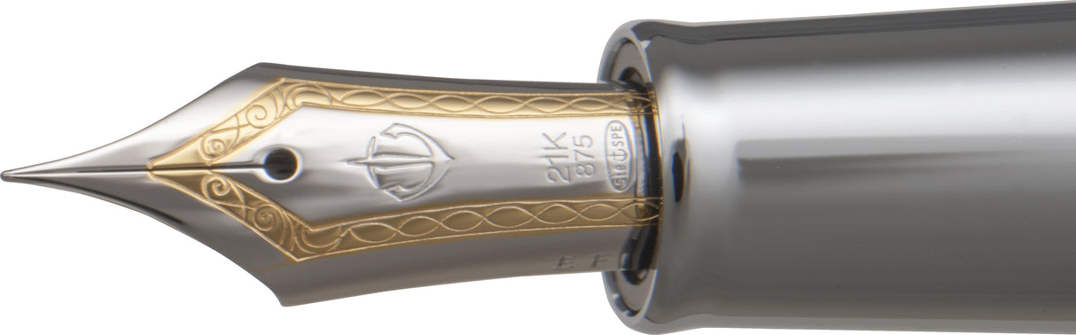 The Sailor Pro Gear Anchor Fountain Pen - Blue Dawn w/ Silver Trim
