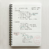 Maruman Mnemosyne Soft Cover Notebook - Ruled - A5