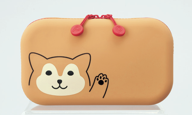 PuniLabo Zipper Pouch - Shiba Dog