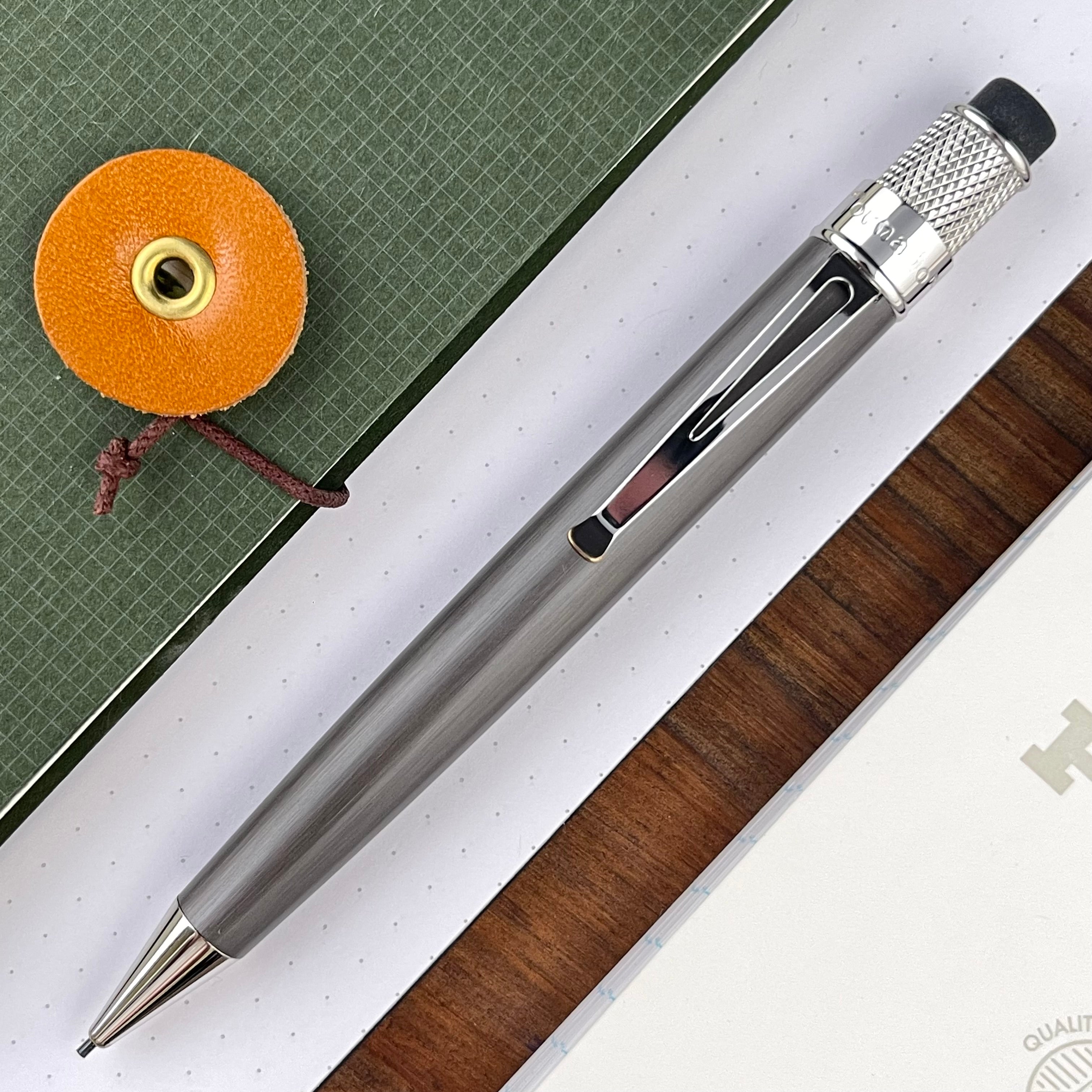 Retro 51 Platinum Executive Tornado Pencil - Black Nickel – Atlas