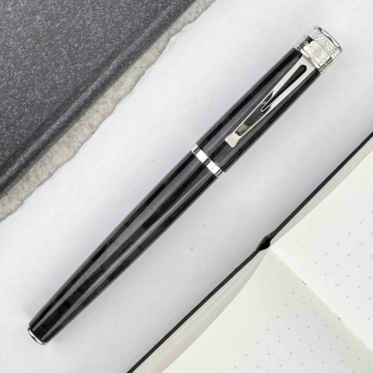 Retro 51 Forged Carbon Fiber Block Fountain Pen
