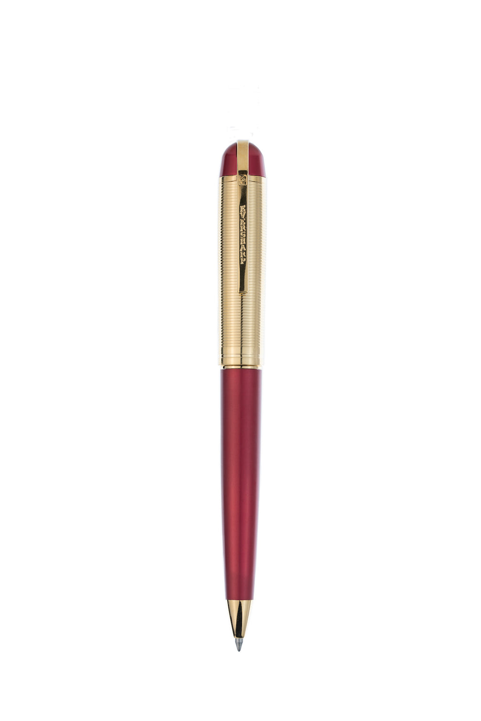 Wahl Eversharp Skyline Ballpoint Pen - Red w/Gold Trim