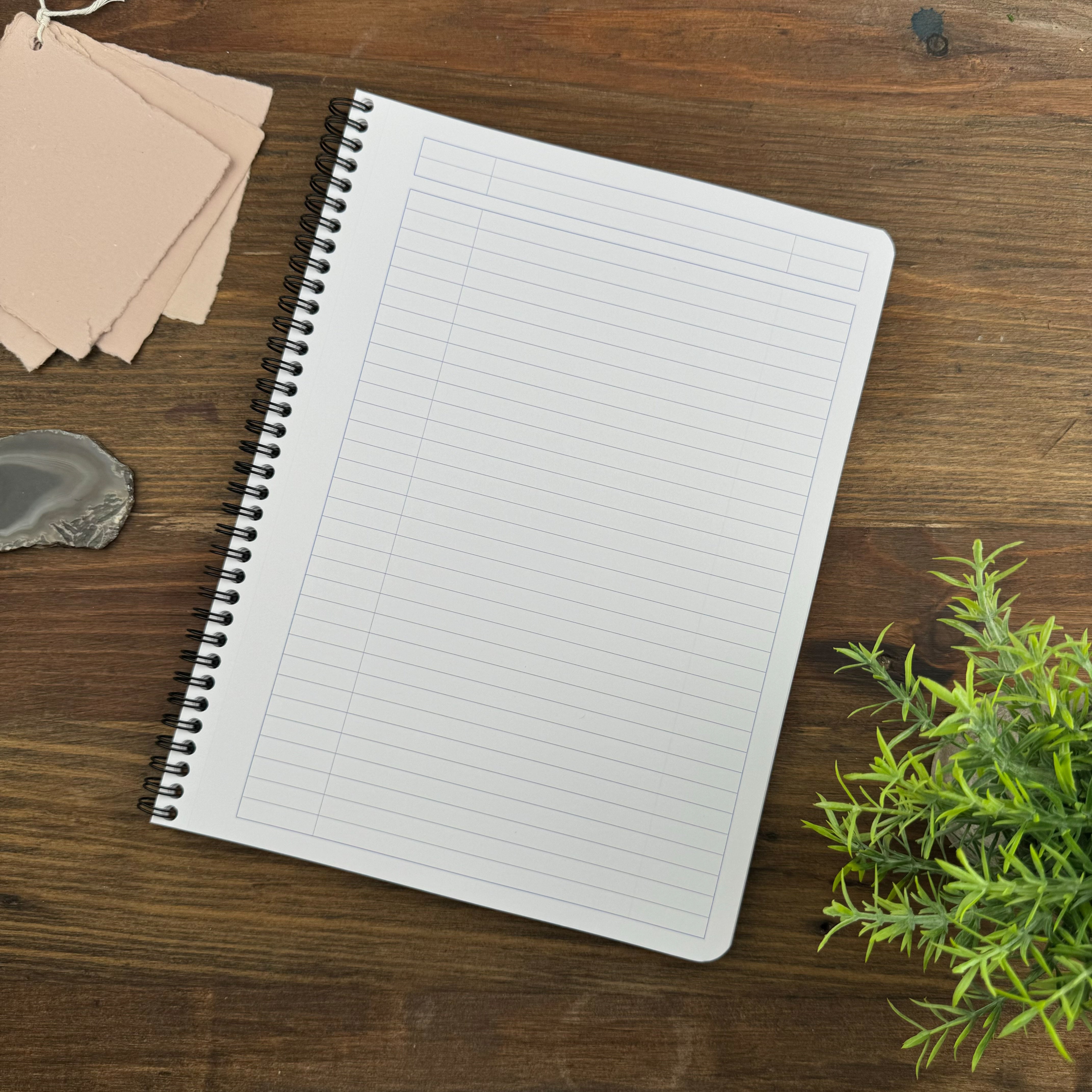 Rhodia Wirebound Notebook - Lined w/ margin 80 sheets - 9 x 11 3/4