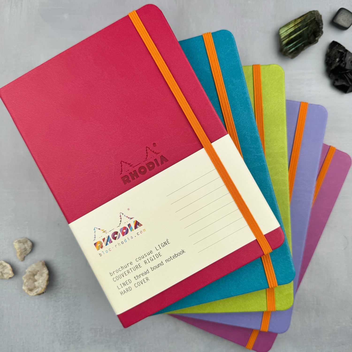 Rhodia Rhodiarama A5 Hard Cover Notebook - Ruled