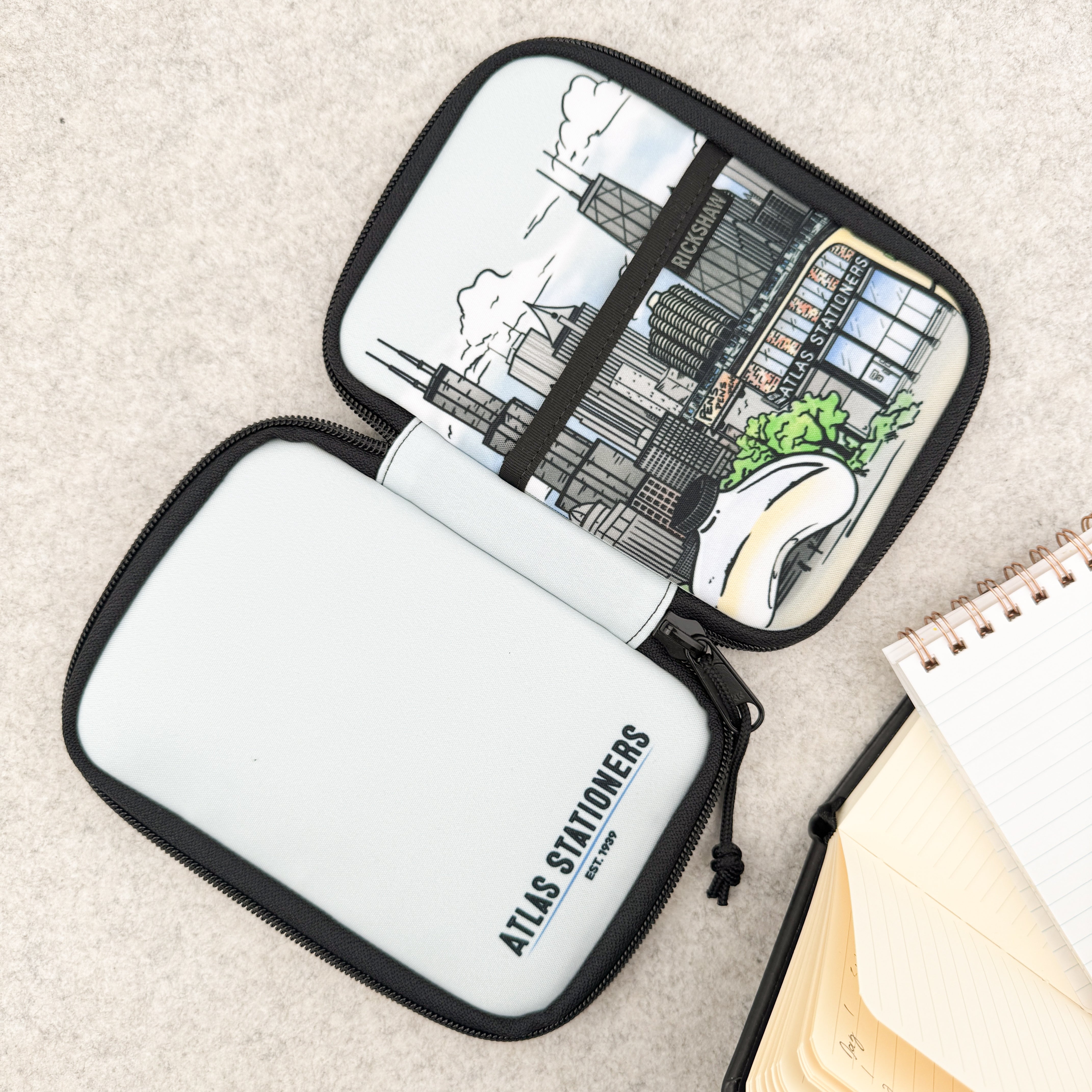 Rickshaw Bagworks Fillmore 6-Pen Case - City Views (Atlas