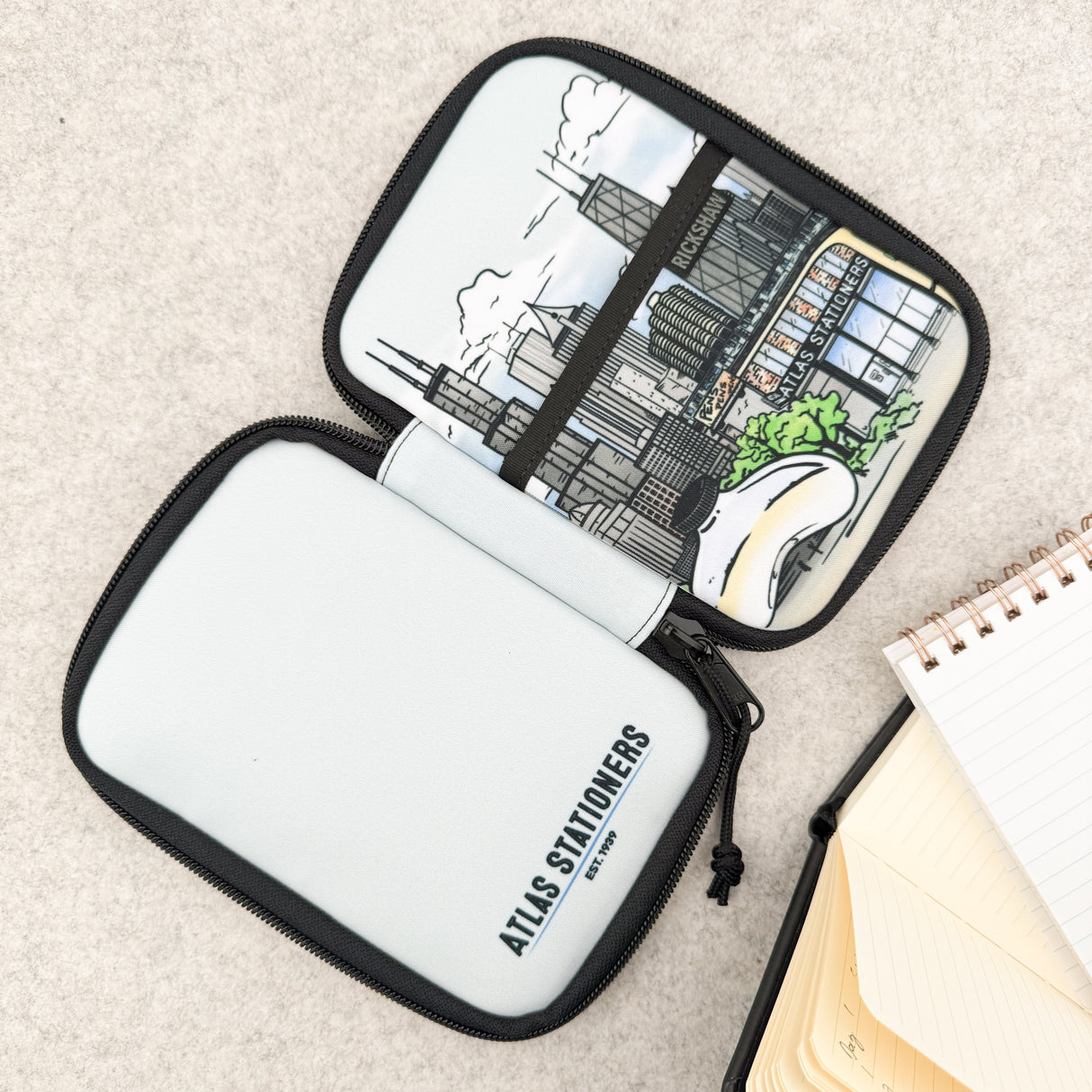 Rickshaw Bagworks Fillmore 6-Pen Case - City Views (Atlas Exclusive)