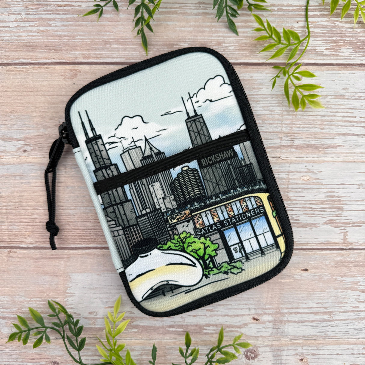 Rickshaw Bagworks Fillmore 6-Pen Case - City Views (Atlas Exclusive)