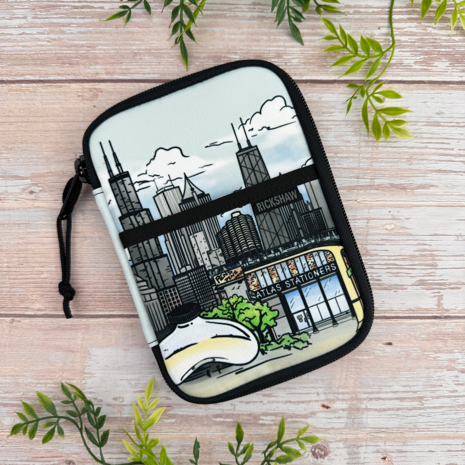 Rickshaw Bagworks Fillmore 6-Pen Case - City Views (Atlas Exclusive)