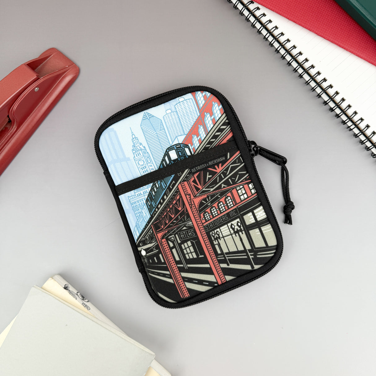 Rickshaw Bagworks Fillmore 6-Pen Case - Loop Lines (Atlas Exclusive)