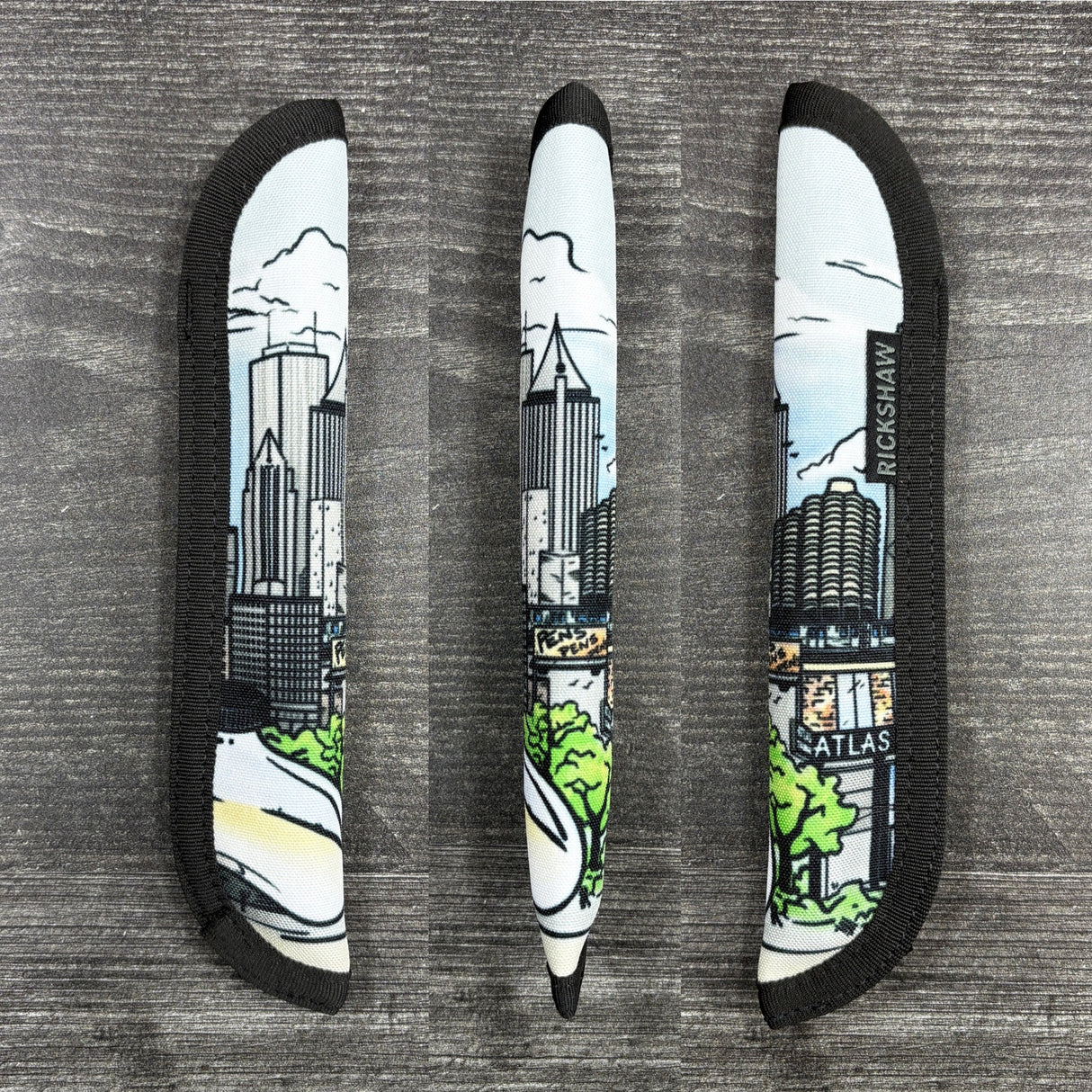 Rickshaw Bagworks Single Pen Sleeve - City Views (Atlas Stationers)
