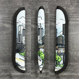 Rickshaw Bagworks Single Pen Sleeve - City Views (Atlas Stationers)