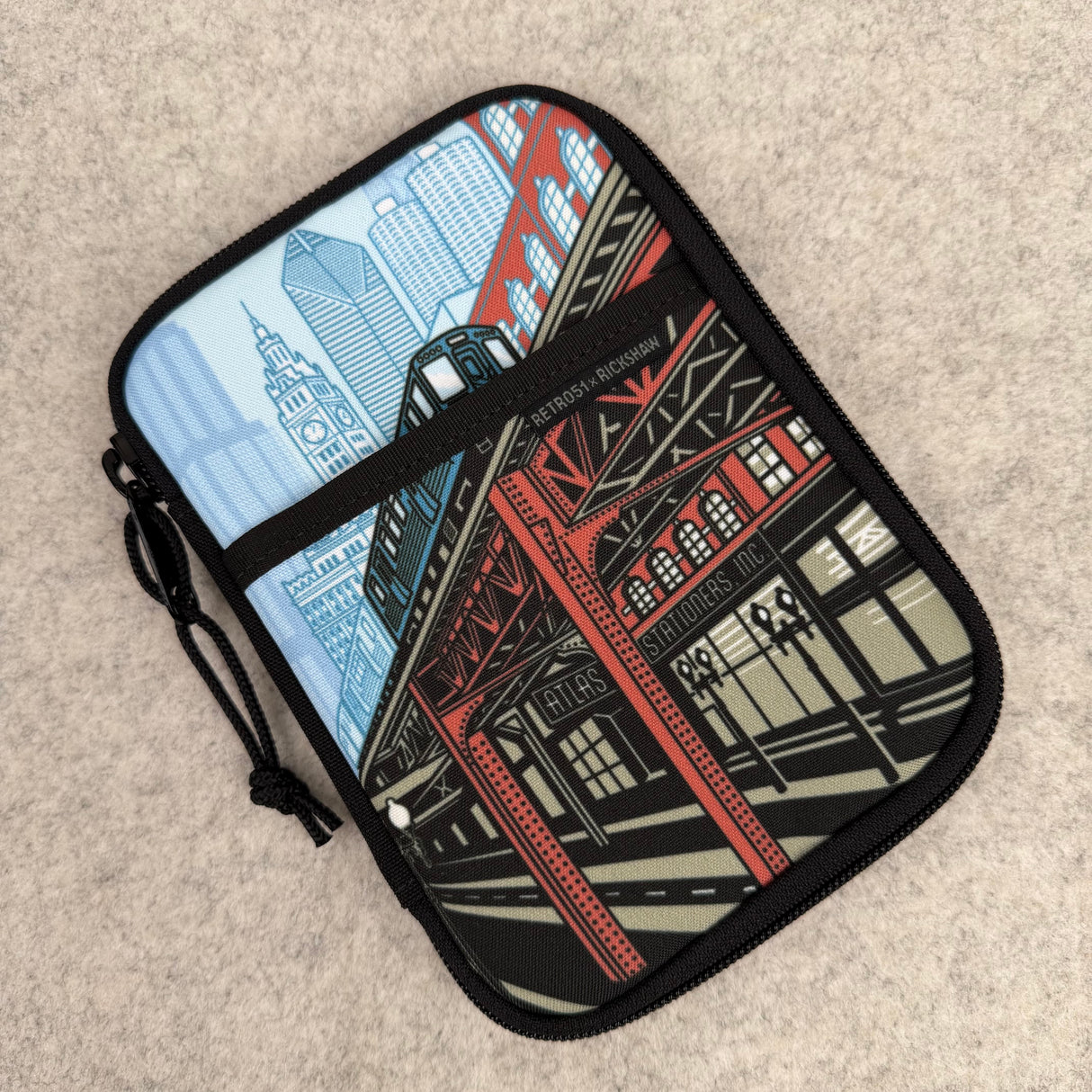 Rickshaw Bagworks Fillmore 6-Pen Case - Loop Lines (Atlas Exclusive)