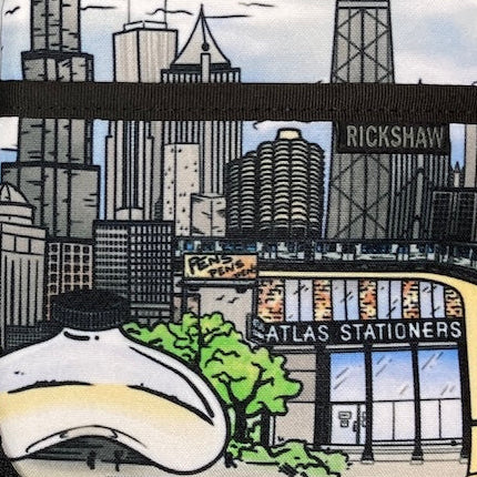 Rickshaw Bagworks Fillmore 6-Pen Case - City Views (Atlas Exclusive)