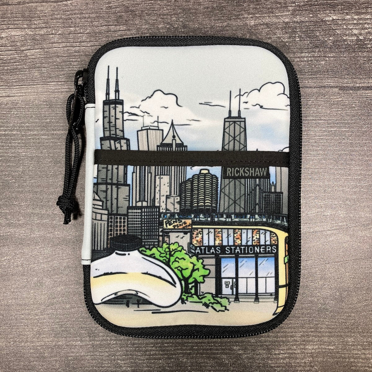 Rickshaw Bagworks Fillmore 6-Pen Case - Chicago Views (Atlas