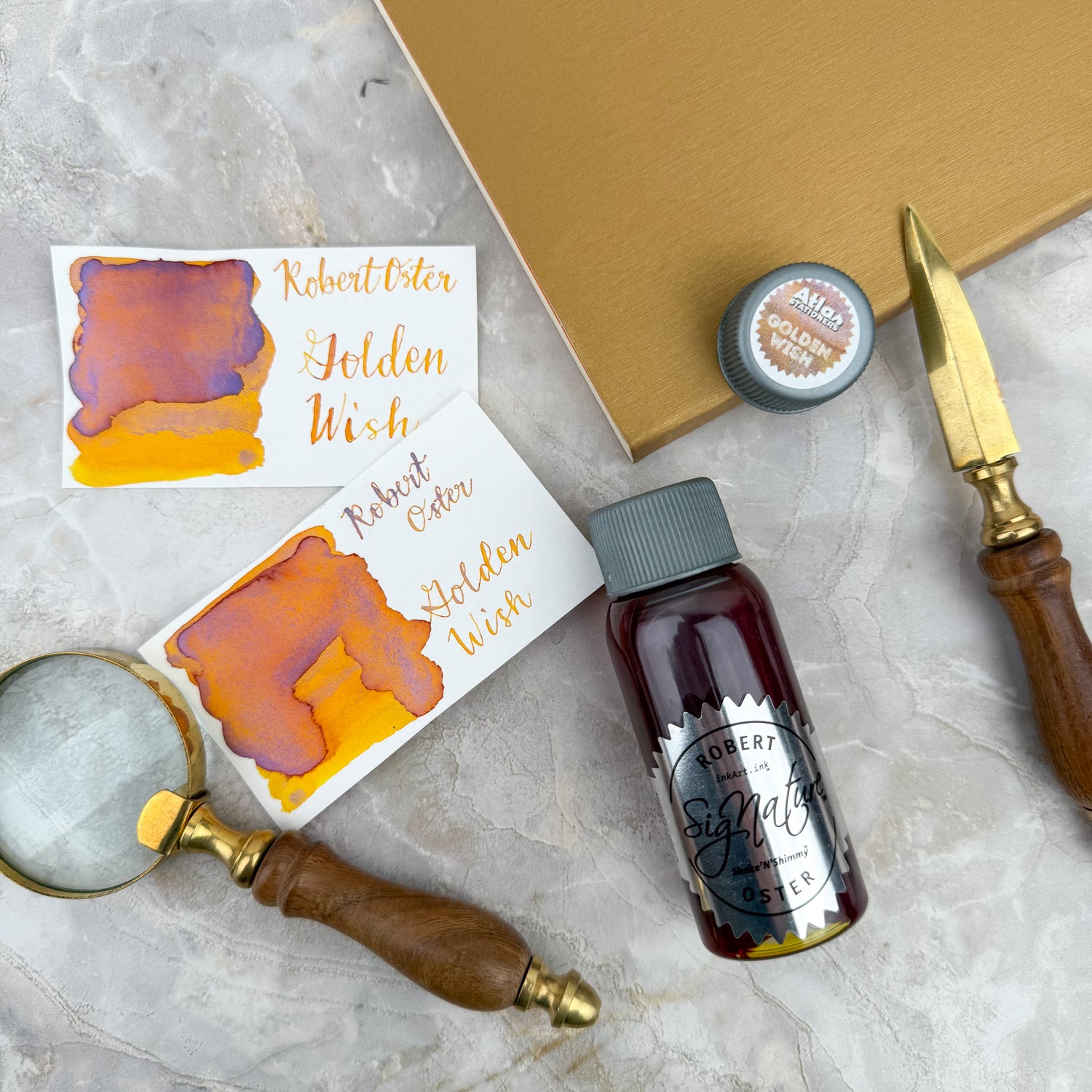 Robert Oster Golden Wish - 50ml Bottled Ink (Atlas Exclusive)