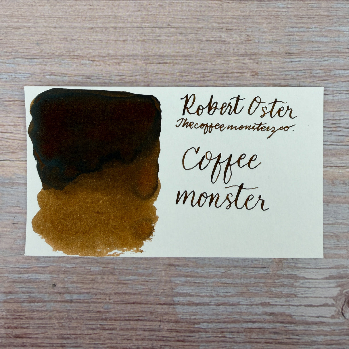 TheCoffeeMonsterzCo x Robert Oster Coffee Monster - 50ml Bottled Ink (TheCoffeeMonsterzCo Exclusive)