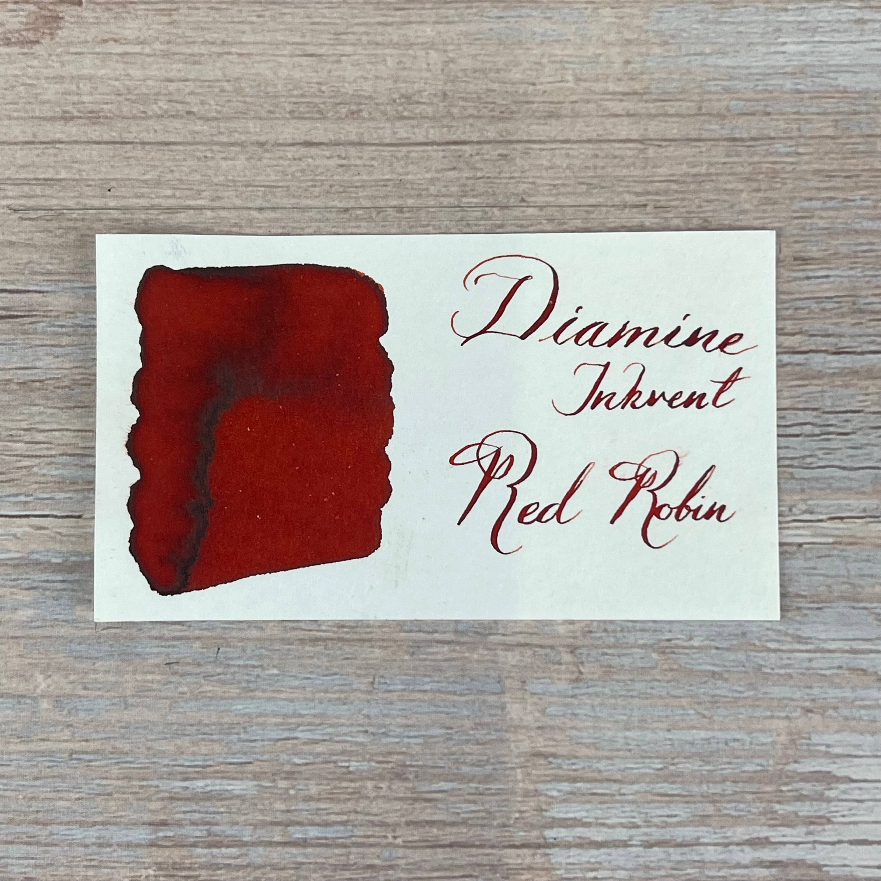Diamine Inkvent Red Robin - 50ml Bottled Ink | Atlas Stationers
