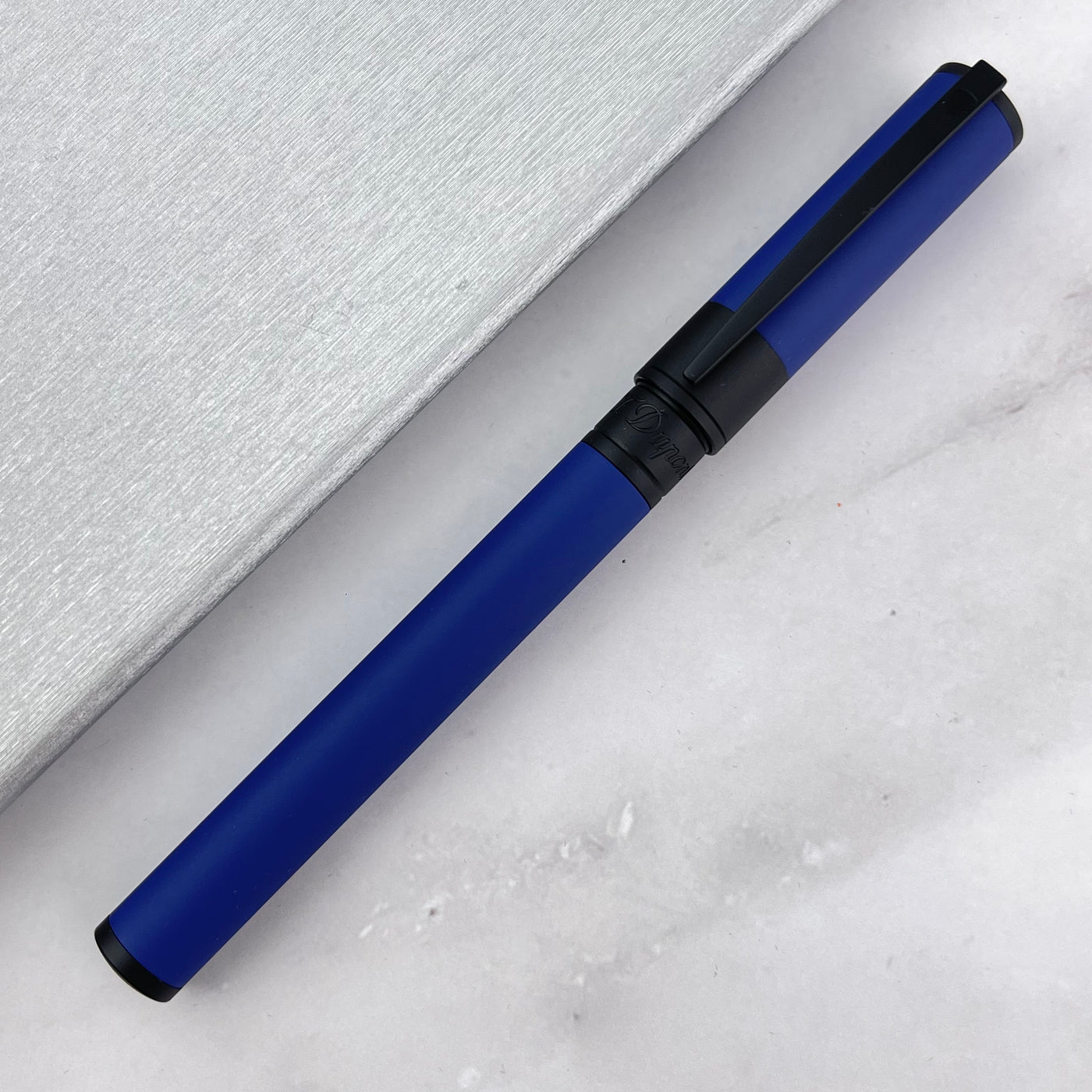 S.T. Dupont D-Initial Rollerball Pen - Ocean Blue