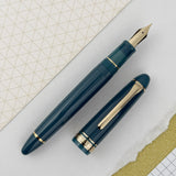 Sailor 1911 Casual L Basis Gold Trim Fountain Pen - Muted Green