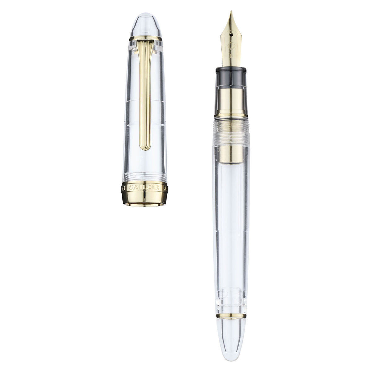 Sailor 1911 Casual L Demonstrator fountain pen uncapped