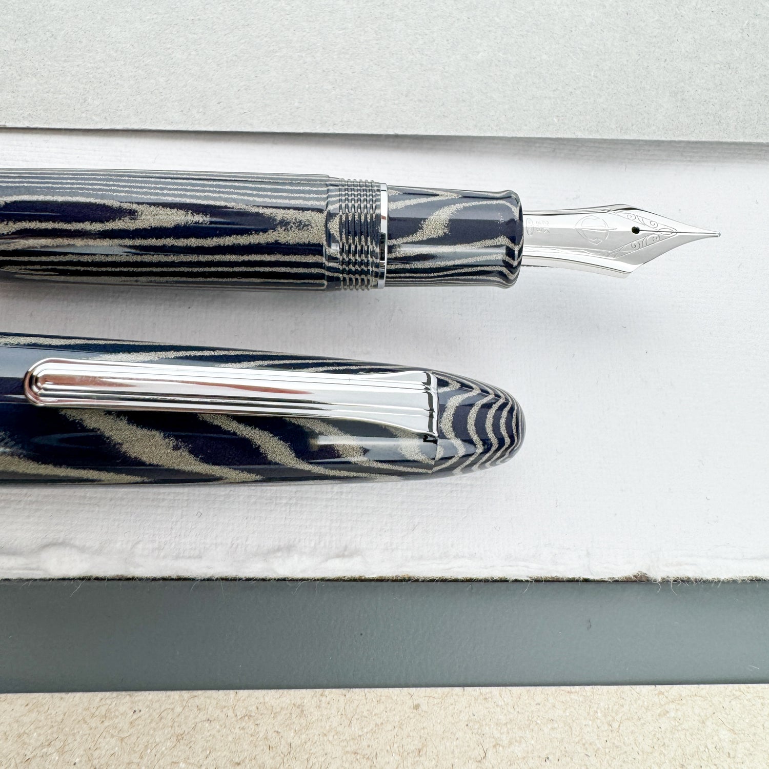 Sailor King of Pen Ebonite Fountain Pen - Tenacious Tabby (Limited Edition)