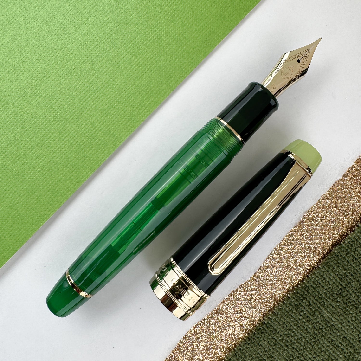 Sailor Pro Gear King of Pen Fountain Pen - Japanese Tea Ceremony - Matcha (Limited Edition)