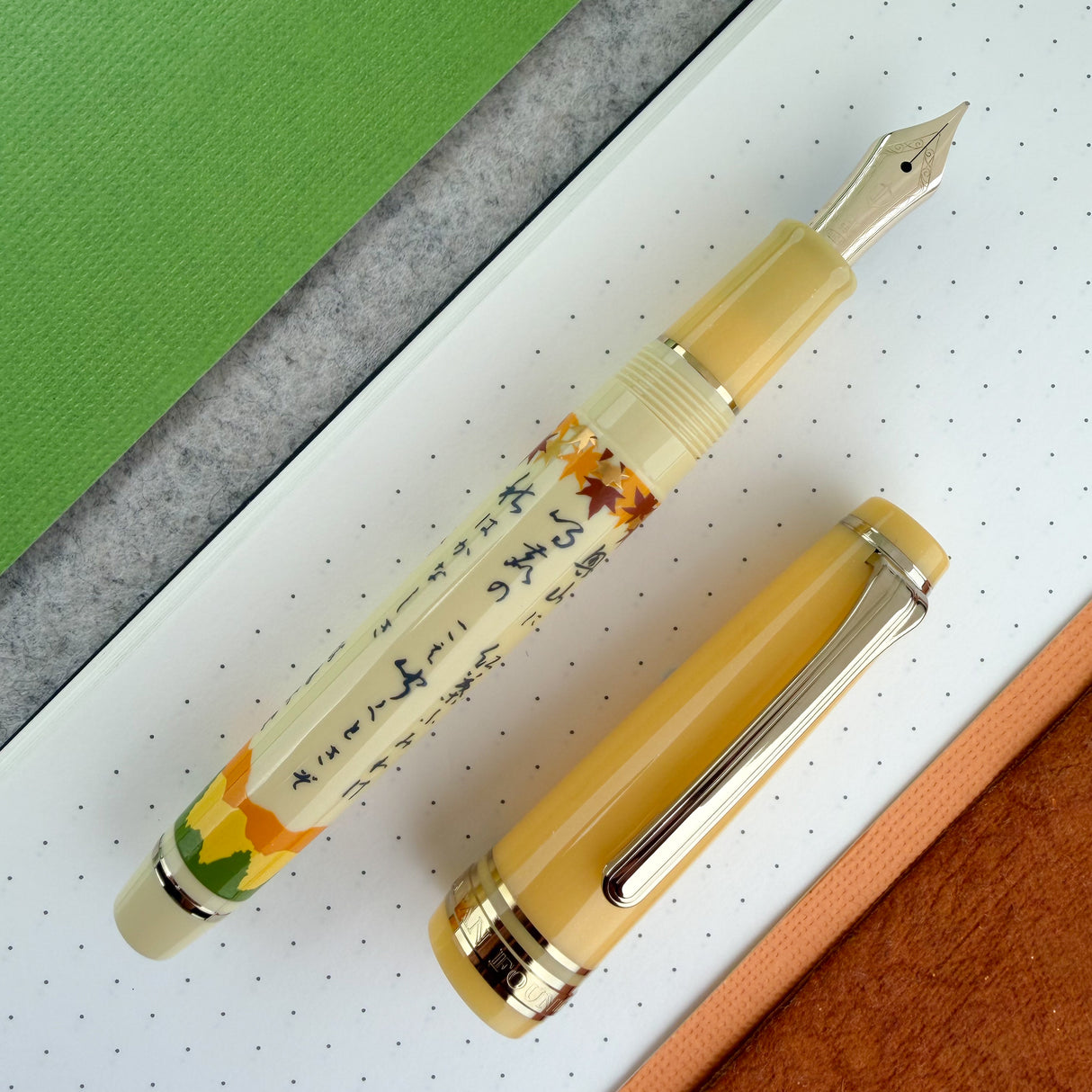 Sailor Pro Gear Slim Fountain Pen - Season Waka Poetry - Autumn