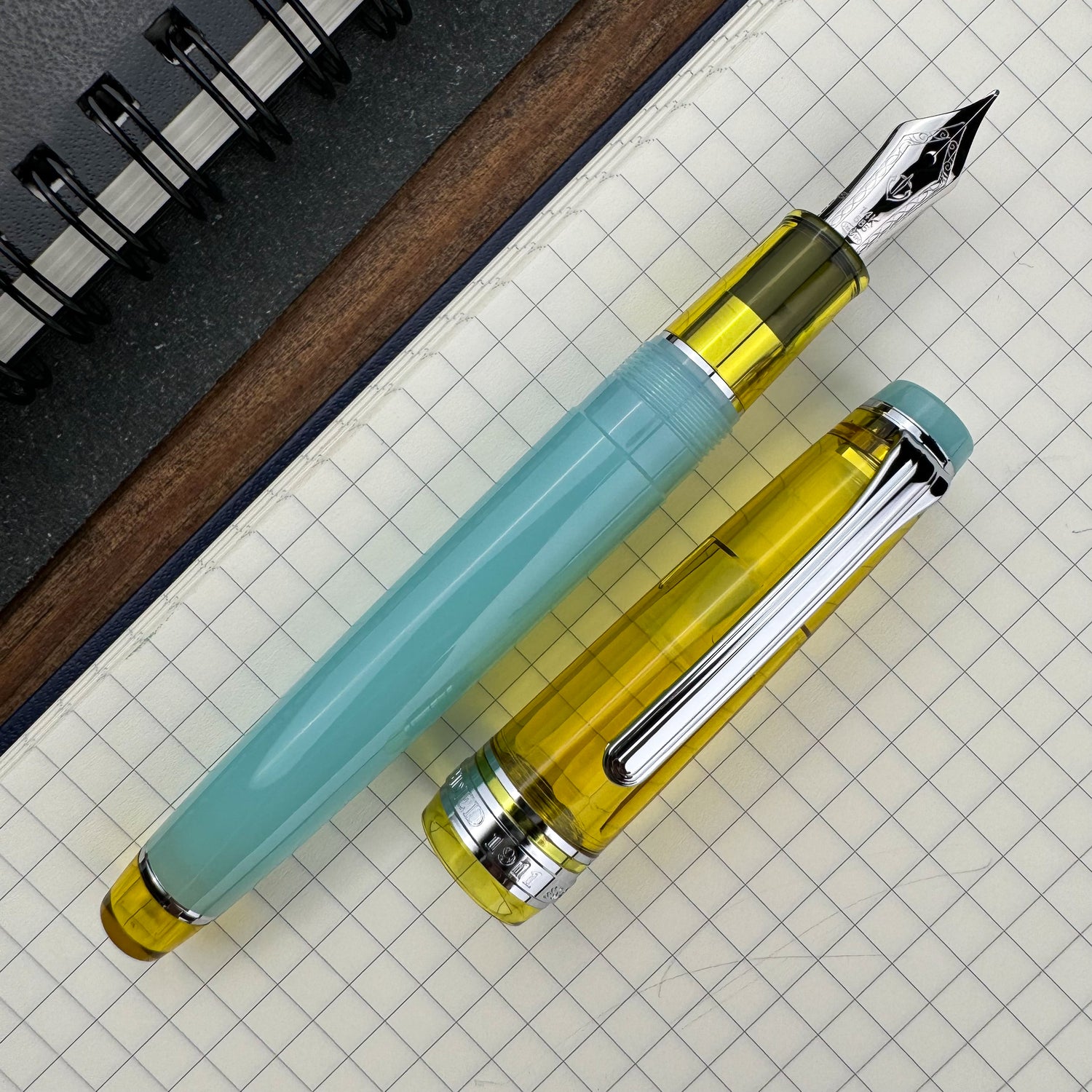 Sailor Pro Gear Slim Manyo Fountain Pen - Bamboo Shoot (Special Edition)