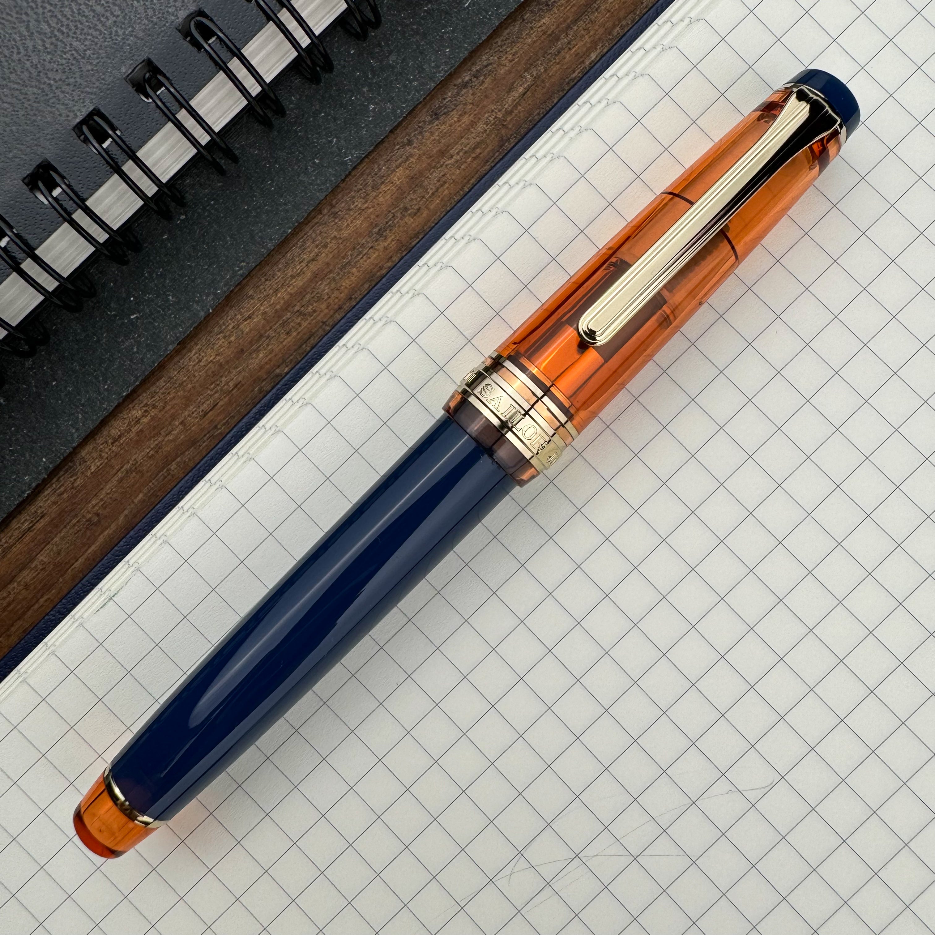 Sailor Pro Gear Slim Manyo Fountain Pen - Persimmon (Special