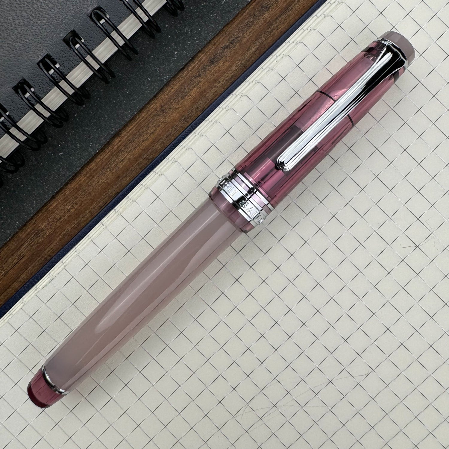 Sailor Pro Gear Slim Manyo Fountain Pen - Red Bean (Special Edition)